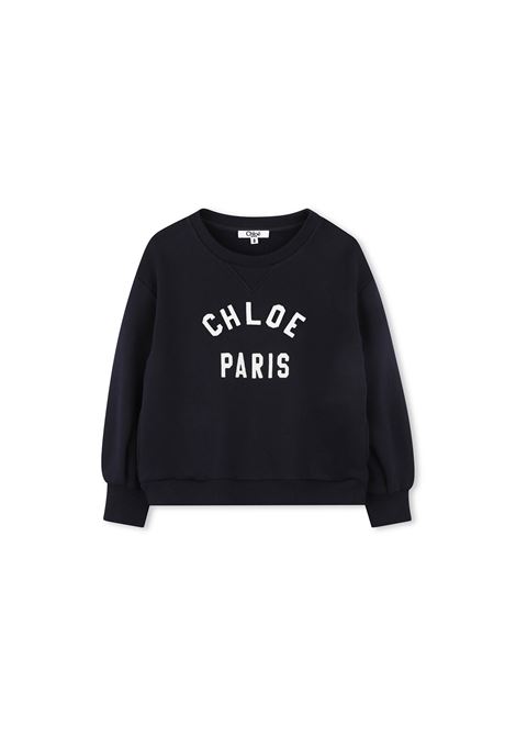 Maglia Blu Navy Con Logo CHLOÉ KIDS | C20481859